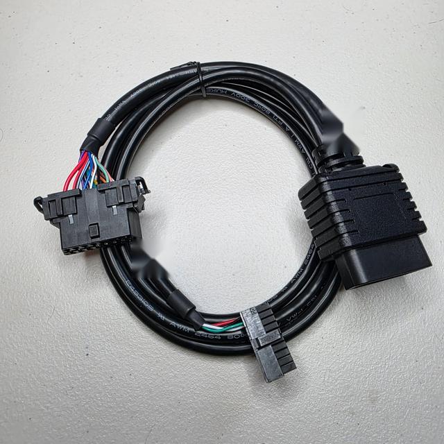 16-pin J1979 OBD CC40 cable with pass-through connector
