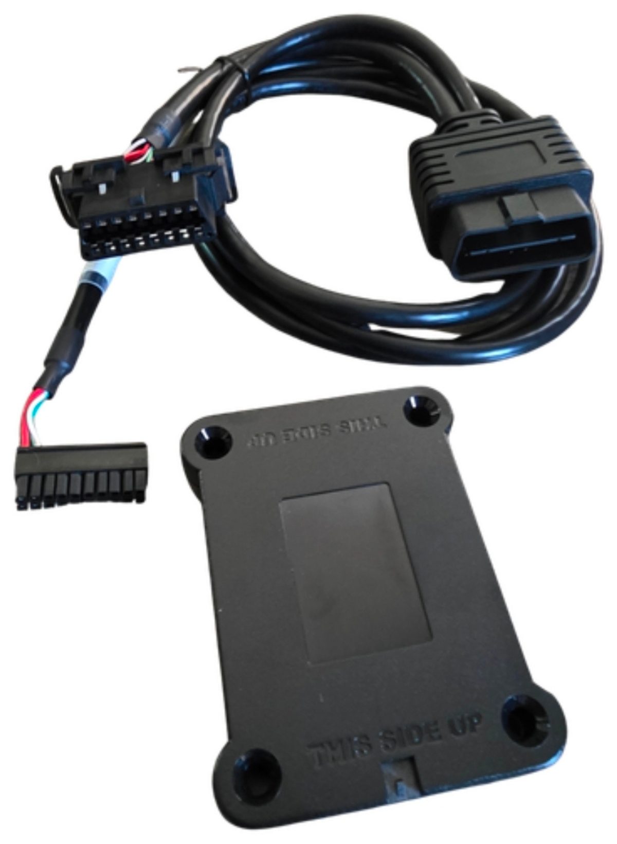 CC40 16-pin J1979 OBD pass-through cable with mounting bracket